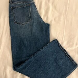 Madewell Curvy Super Wide leg jeans